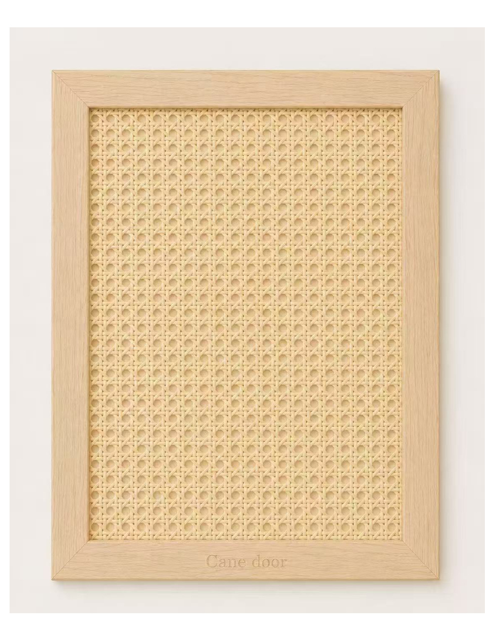 Cane cabinet door
